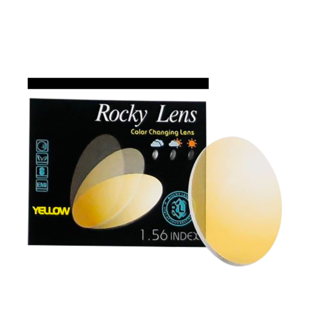 KÍNH ĐỔI MÀU TRENDY ROCKY LENS 1.56 ASP - MÀU VÀNG